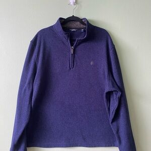 Men's Navy Half-Zip Sweater